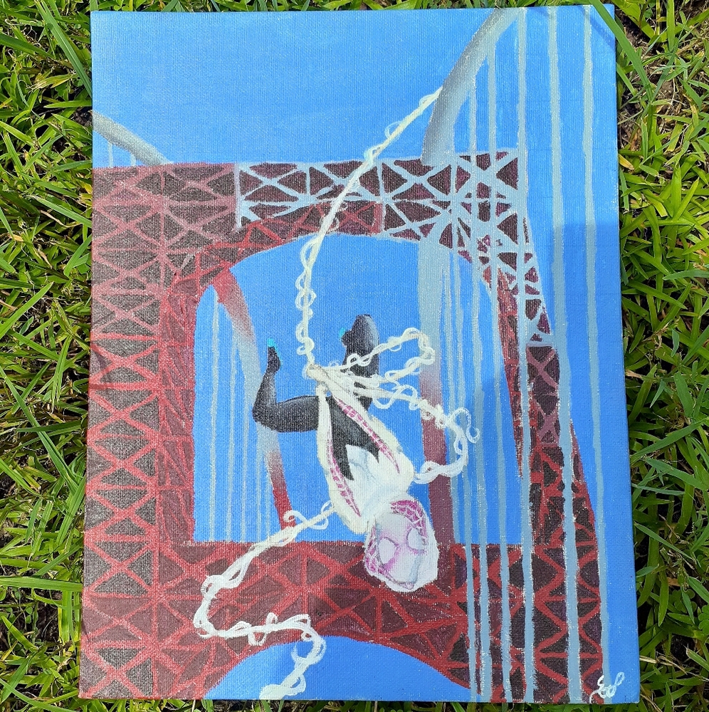 Spider-Gwen Painting